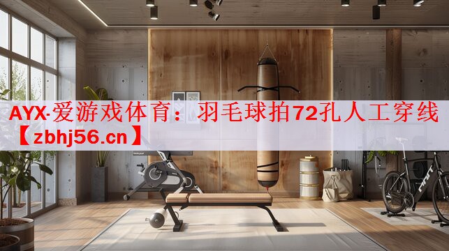 <strong>AYX·爱游戏体育：羽毛球拍72孔人工穿线</strong>