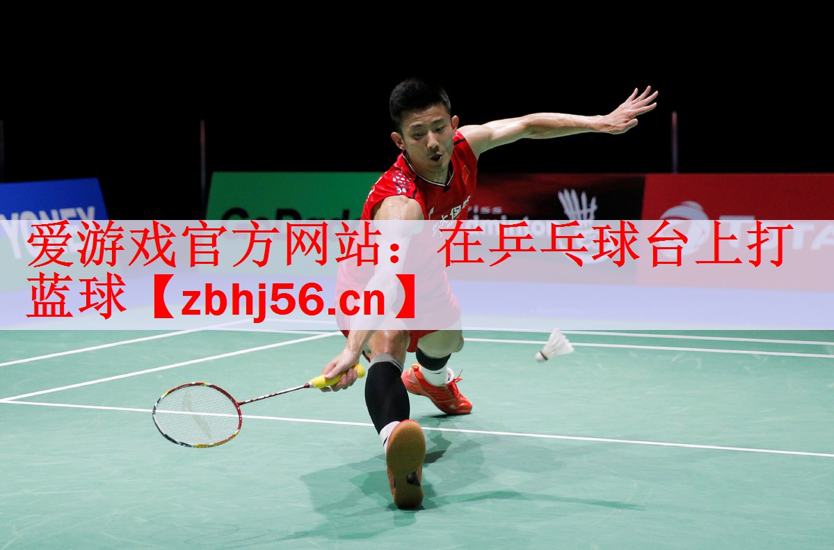 在乒乓球台上打蓝球
